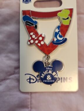 Disney  Red & Blue Mickey Pin